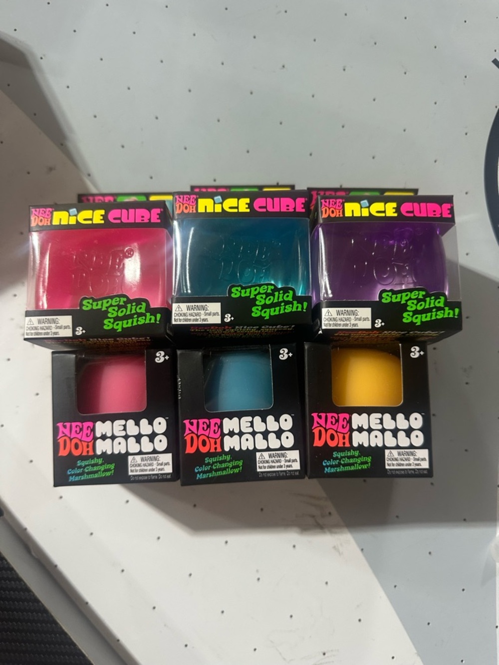 Needoh Bundle/ full set of nice cubes and mello mallos